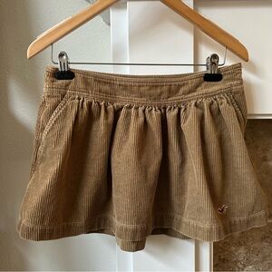 Hollister Y2K Preppy Corduroy Skirt, Sz 3
